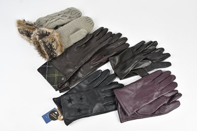 Lot 141 - RALPH LAUREN; a pair of dark brown lady's...