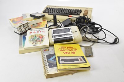 Lot 417 - COMMODORE; a C2N cassette, VIC 20, together...