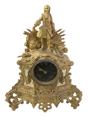 Lot 119 - A late 19th century French gilt metal ormolu...
