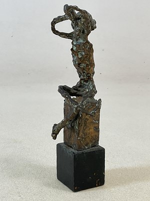 Lot 338 - UNATTRIBUTED; a bronze figure of a gentleman...