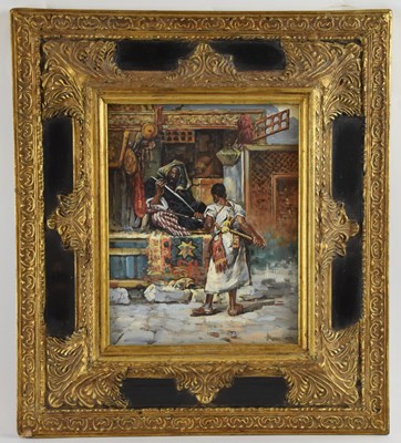 Lot 208 - UNATTRIBUTED; a modern decorative Orientalist...