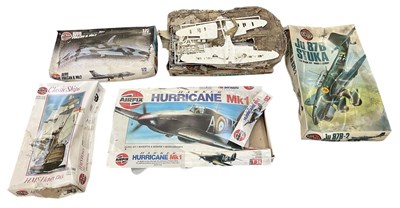 Lot 483 - AIRFIX; a collection of six scale model kits,...