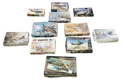 Lot 507 - MONOGRAM; a collection of eleven scale model...