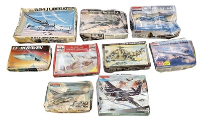 Lot 488 - MONOGRAM; a collection of nine 1:48 scale...