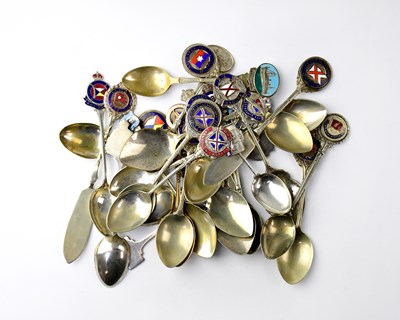 Lot 251 - Twenty-seven collectors' shipping line spoons...