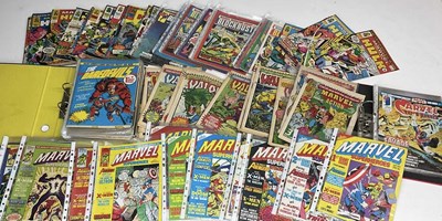 Lot 258A - MARVEL; a large quantity of comics to include...