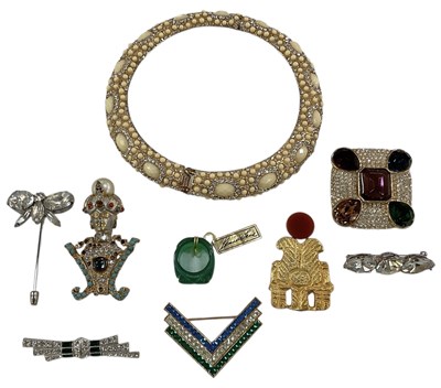 Lot 1316 - KENNETH J LANE; five designer costume...