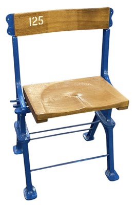Lot 387 - CHELSEA FOOTBALL CLUB; a stadium chair from...