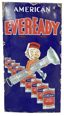 Lot 250 - A vintage 'American Eveready' rectangular...