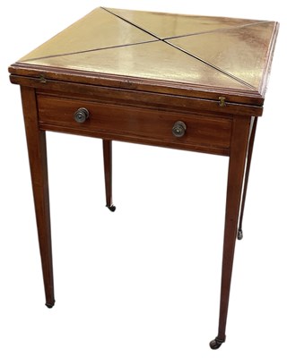 Lot 68 - An Edwardian mahogany and satinwood...
