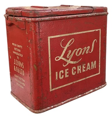 Lot 286 - A vintage advertising 'Lyons Ice Cream'...