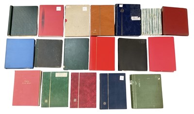 Lot 436 - Sixteen albums of GB and assorted all world...