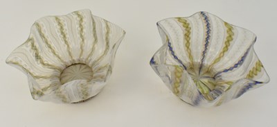 Lot 251 - Two 19th century Italian latticinio decorated...