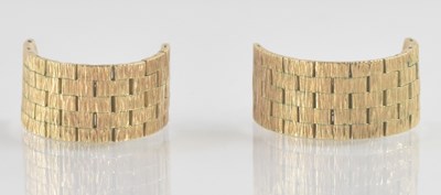 Lot 1289 - ROY CECIL KING (RCK); a pair of 9ct yellow...