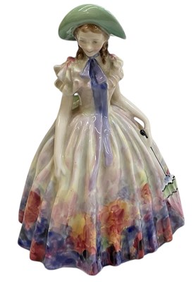 Lot 548 - ROYAL DOULTON; a porcelain figure, 'Easter Day'...