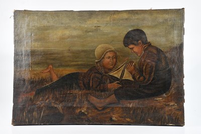 Lot 521 - UNATTRIBUTED; a late 19th century oil on...