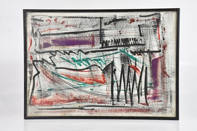 Lot 577 - VINCENZO BENDINELLI; mixed media, abstract...
