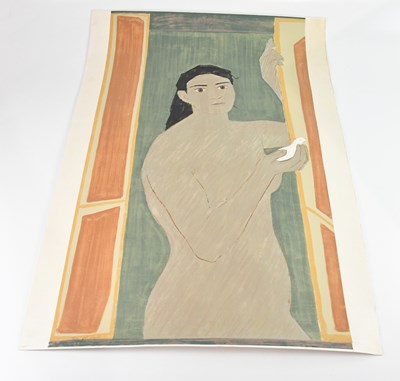 Lot 534 - NIKOS NIKOLAOU (1909-1986); pencil signed...