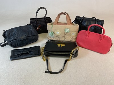 Lot 491 - Seven fashion hand bags, including a clutch...