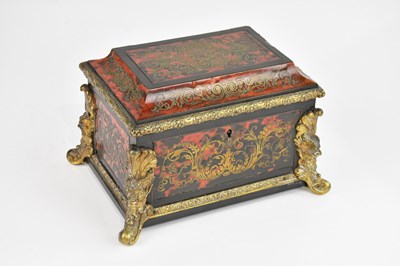 Lot 1027 - A 19th century ormolu mounted Boulle work...