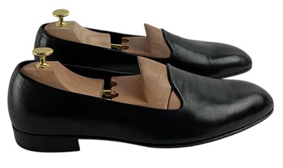 Lot 456 - JOHN LOBB; a pair of gentleman's black leather...
