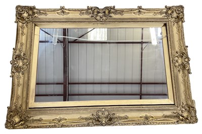 Lot 69 - A large 19th century gilt framed rectangular...