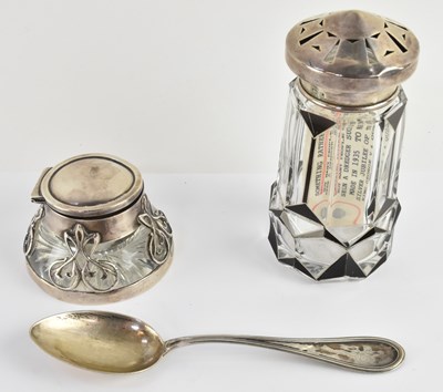 Lot 1147 - An Edwardian hallmarked silver mounted cut...