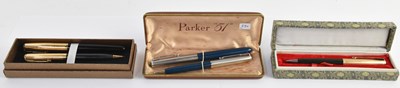 Lot 276 - PARKER; a boxed Parker fountain pen with...