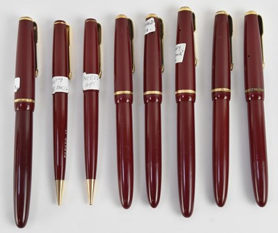 Lot 253 - PARKER; a collection of eight vintage fountain...