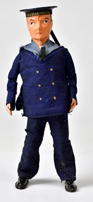Lot 519 - A Lehmann's 'Dancing Sailor' tinplate doll, in...