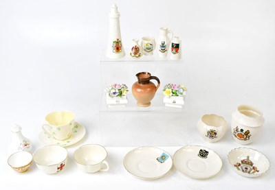 Lot 196 - A mixed lot of decorative ceramics, to include...