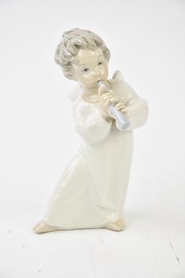 Lot 628 - LLADRO; three figures, including two cherubs,...