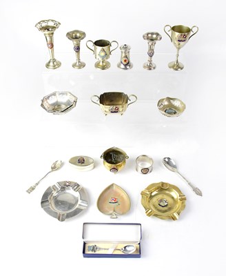 Lot 260 - An eclectic lot of plated and white metal...