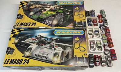 Lot 127 - SCALEXTRIC; two incomplete LeMans 24 Hour sets,...