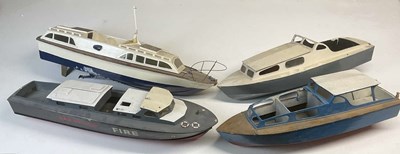 Lot 142 - Four remote control boats, comprising three...