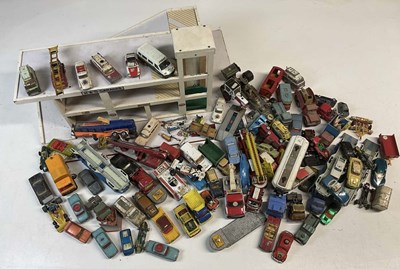 Lot 195 - CORGI; a large quantity of playworn Corgi toys,...