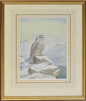 Lot 407 - DENNIS GREEN (1942-2024); gouache, 'Evening...