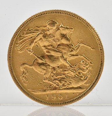 Lot 1049 - A Victorian full sovereign, 1901.