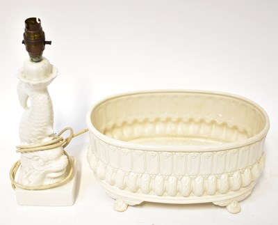 Lot 184 - A Casa Pupa porcelain table lamp in the form...