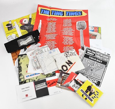 Lot 142 - THE TING TINGS; a collection of memorabilia,...