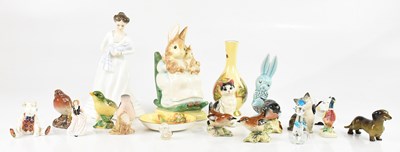 Lot 1921 - BESWICK; a collection of six birds, comprising...