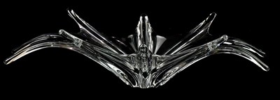 Lot 1959 - BACCARAT; a large glass centrepiece bowl,...