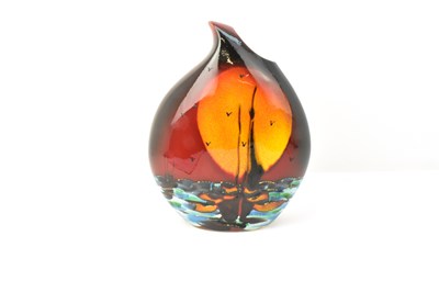 Lot 162 - ANITA HARRIS ART STUDIO; a high glazed flat...