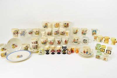 Lot 200 - Approximately forty-nine vintage pottery and...