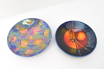 Lot 176 - POOLE POTTERY; two 1970s high glazed pottery...