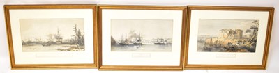 Lot 496 - Three maritime themed chromolithographic...