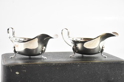 Lot 273 - VINERS; a pair of George V hallmarked silver...