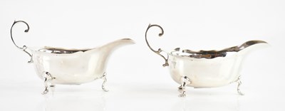 Lot 354 - A pair of George V hallmarked silver...