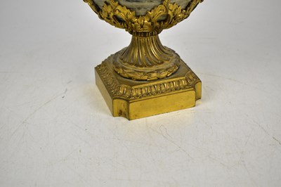 Lot 324 - A 19th century gilt metal mounted marble vase