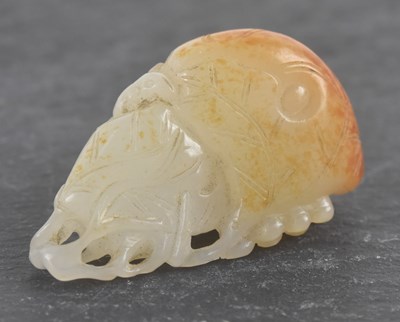 Lot 1007 - An 18th/19th century Chinese pale celadon jade...
